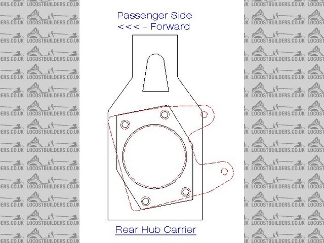 Pass side Hub carrier